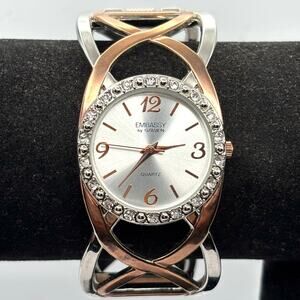 Rose Gold Gruen Cuff Watch